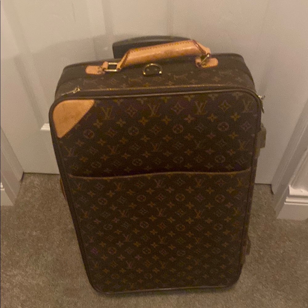 Louis Vuitton Brown Monogram Travel Luggage